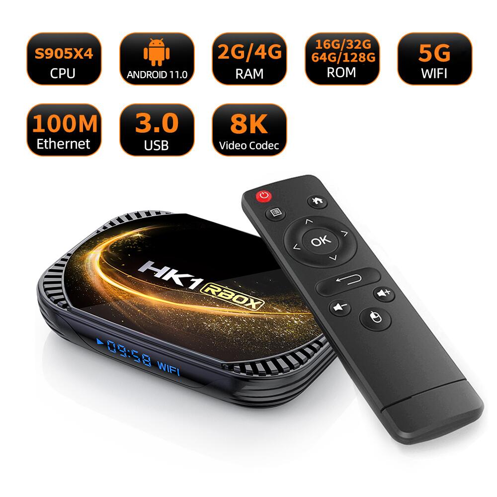 Introducing the Latest - HK1 RBOX X4S amlogic S905X4 android tv box