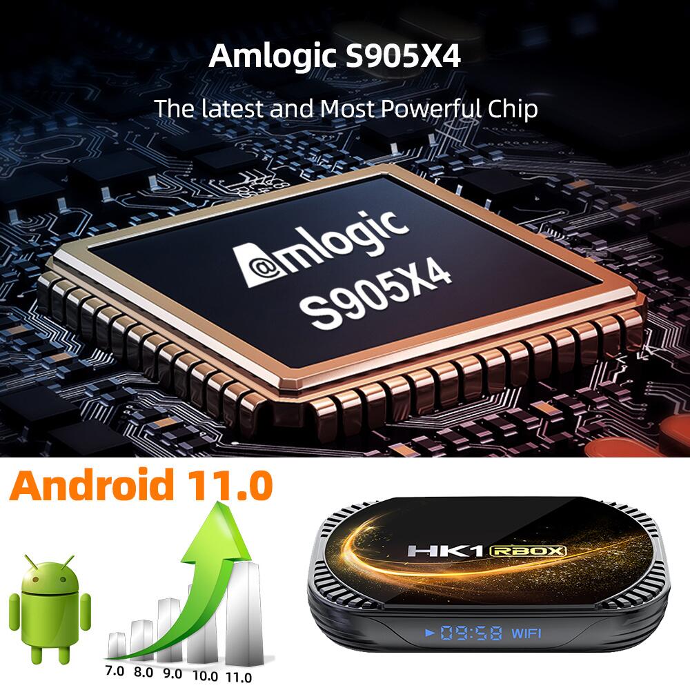 Introducing the Latest - HK1 RBOX X4S amlogic S905X4 android tv box