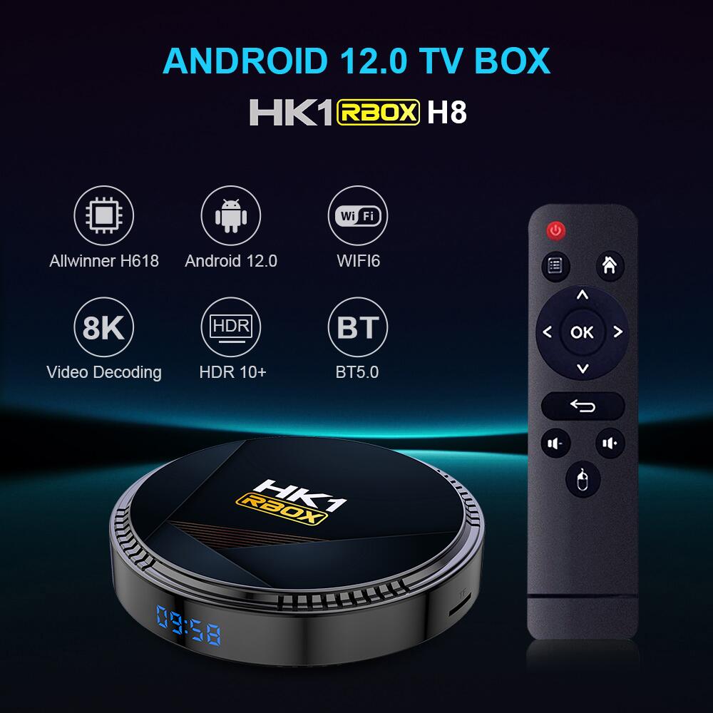 HK1 RBOX H8 Allwinner H618 ott tv box: Your Gateway to Immersive Entertainment